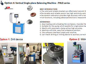 Vertical Balancing Machne for Disc Rotor