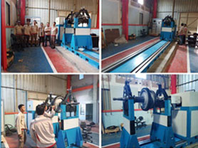 Traning 20 ton Balancing Machine in Indonesia