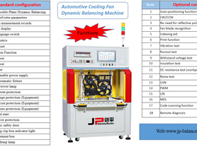 Automotive Cooling Fan Dynamic Balancing Machine