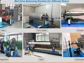 Belt Balancing Machine for Different Rotors