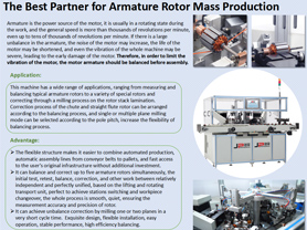 Armature Rotor Mass Production Balancing Machine