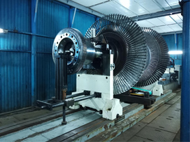 40 Ton Balancing Machine for Heavy Turbine Motors