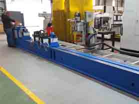 Three Piece Driveshaft Balancing Machine