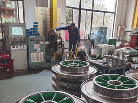 Balancing Machine for Elevator Traction Wheel