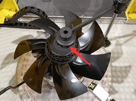 External Rotor Fan Wheel Balancing Machine